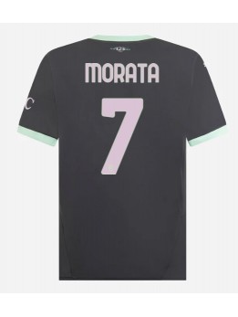 Billige AC Milan Alvaro Morata #7 Tredjedrakt 2024-25 Kortermet